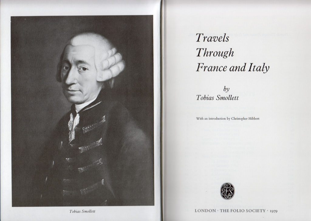 Travel writing on Italy - Travels Through France and Italy by Tobias Smollett