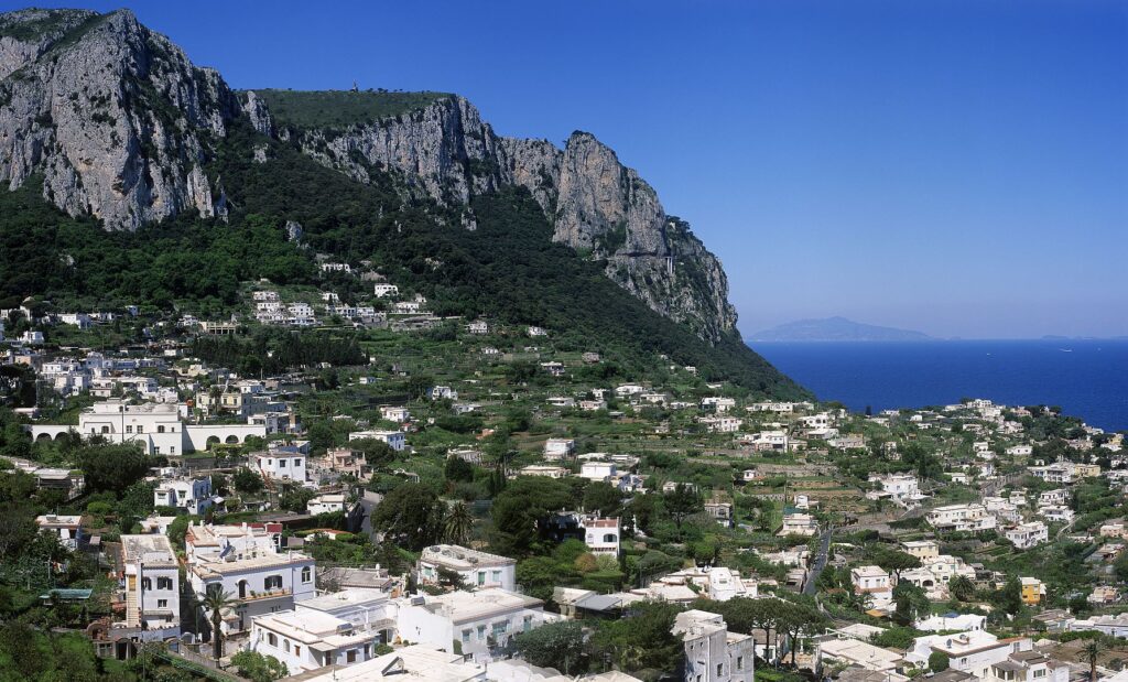 West from Capri