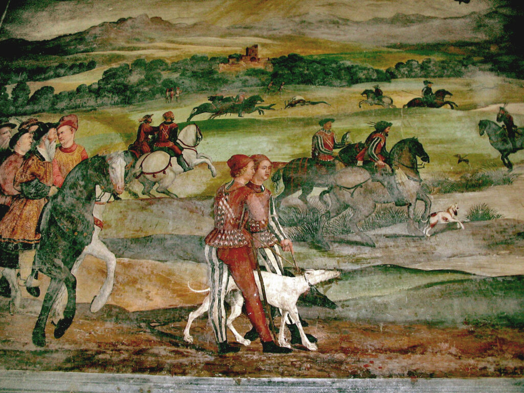 Fresco in Malpaga Castle