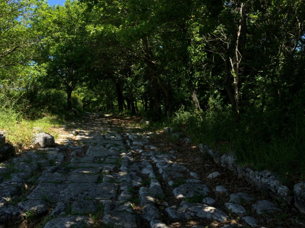 Via Flaminia in Carsulae