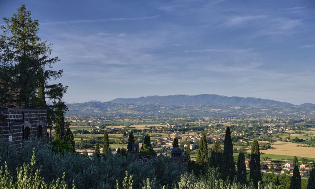 The Valle Umbra from Spello
