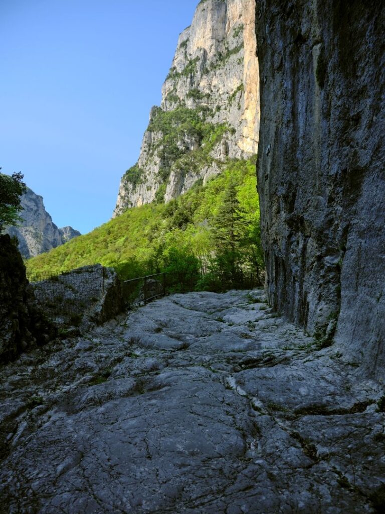 Via Flaminia at Gola del Furlo