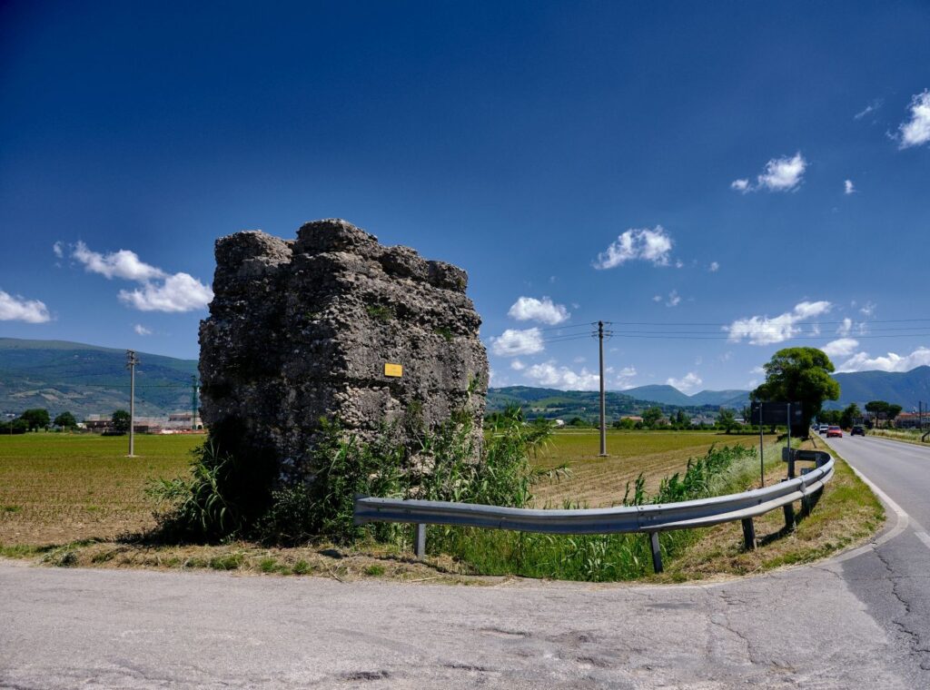 Roman tomb on the Via Flaminia between Bevagna and Foligno,