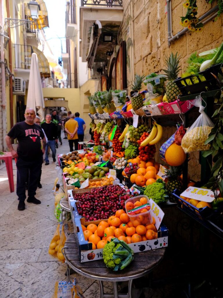 Bari Old Town fruit seller