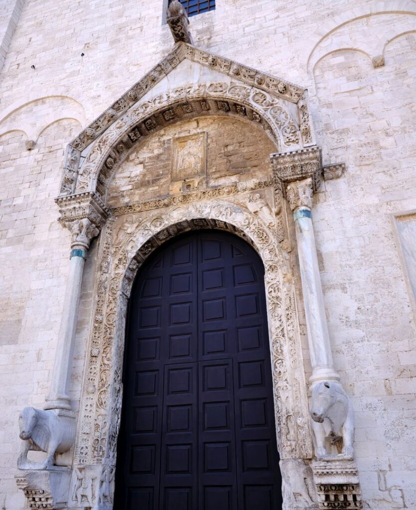 Carved doorway, Basilica of San Nicola
