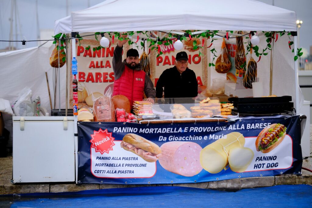 Stall selling panini