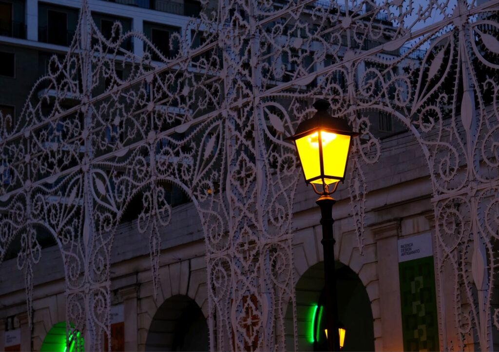 Luminarie before illumination
