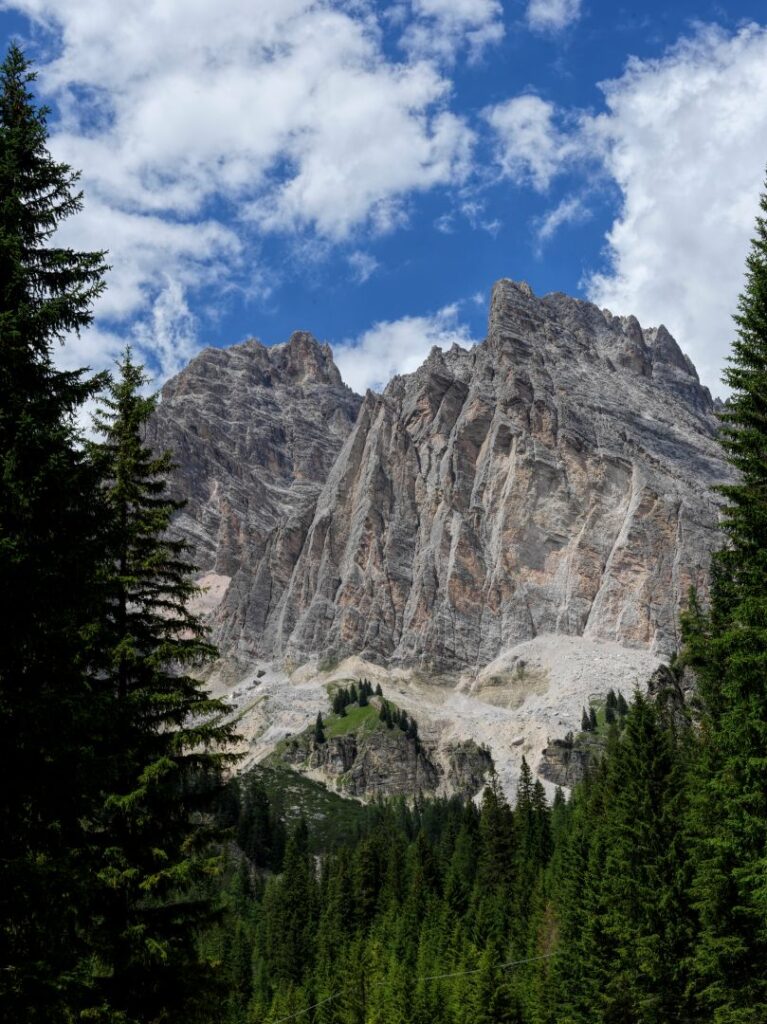 On the Misurina to Cortina road