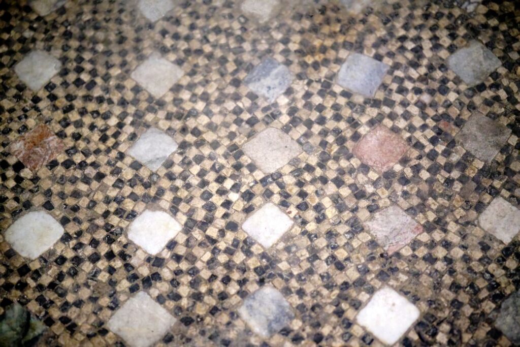 Roman mosaic floor